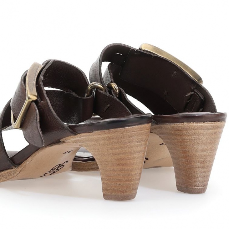 Chocolate A.S.98 Bernardine Women's Sandals | CA-PZQSY-9258