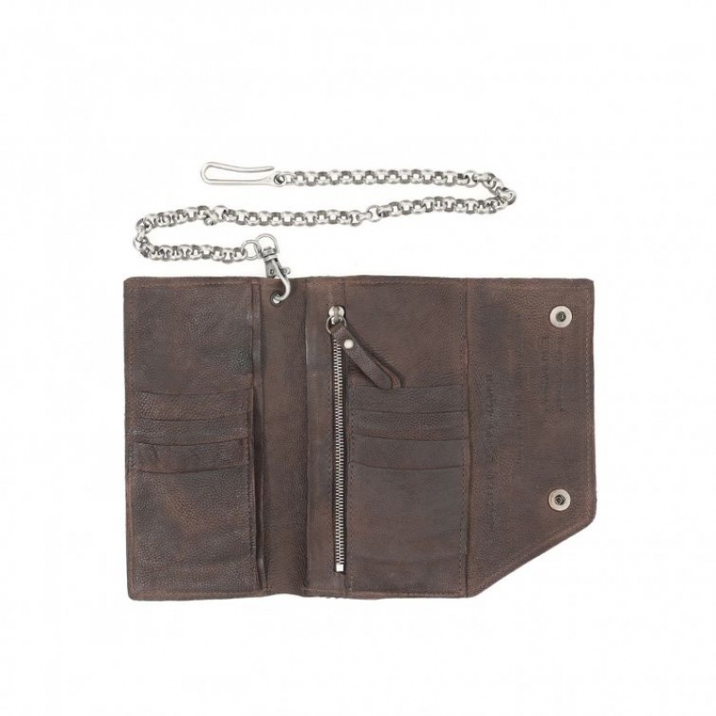 Chocolate A.S.98 Brock Unisex Wallets | CA-LEXRC-8029