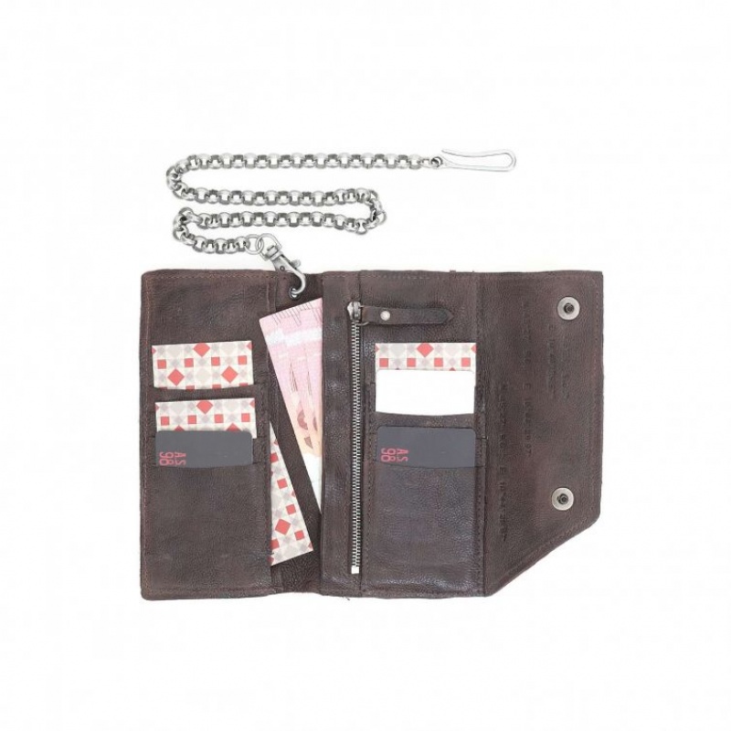 Chocolate A.S.98 Brock Unisex Wallets | CA-LEXRC-8029