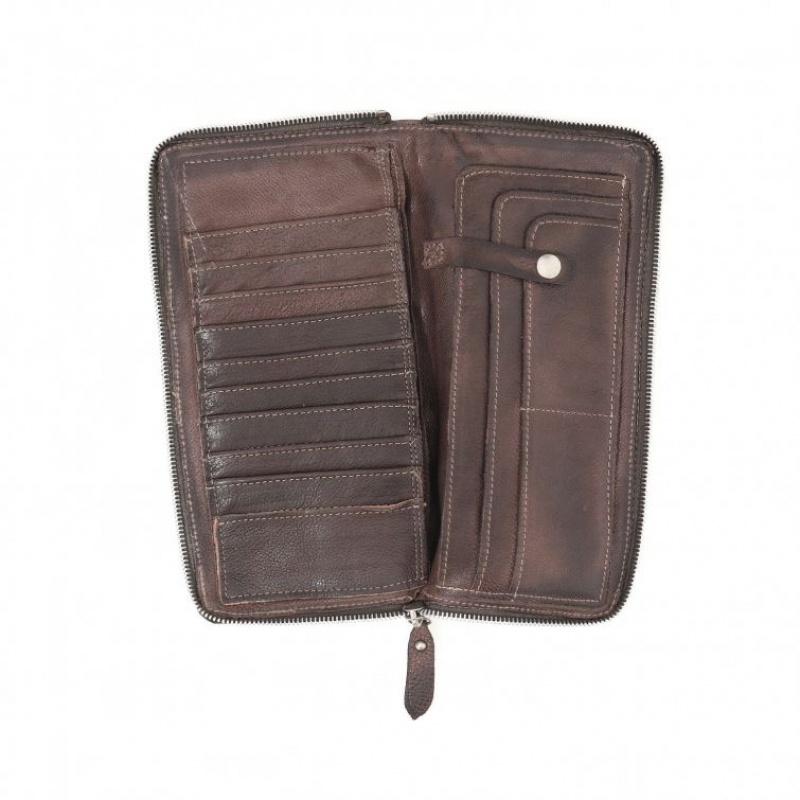 Chocolate A.S.98 Clark Unisex Wallets | CA-LGUTM-8237