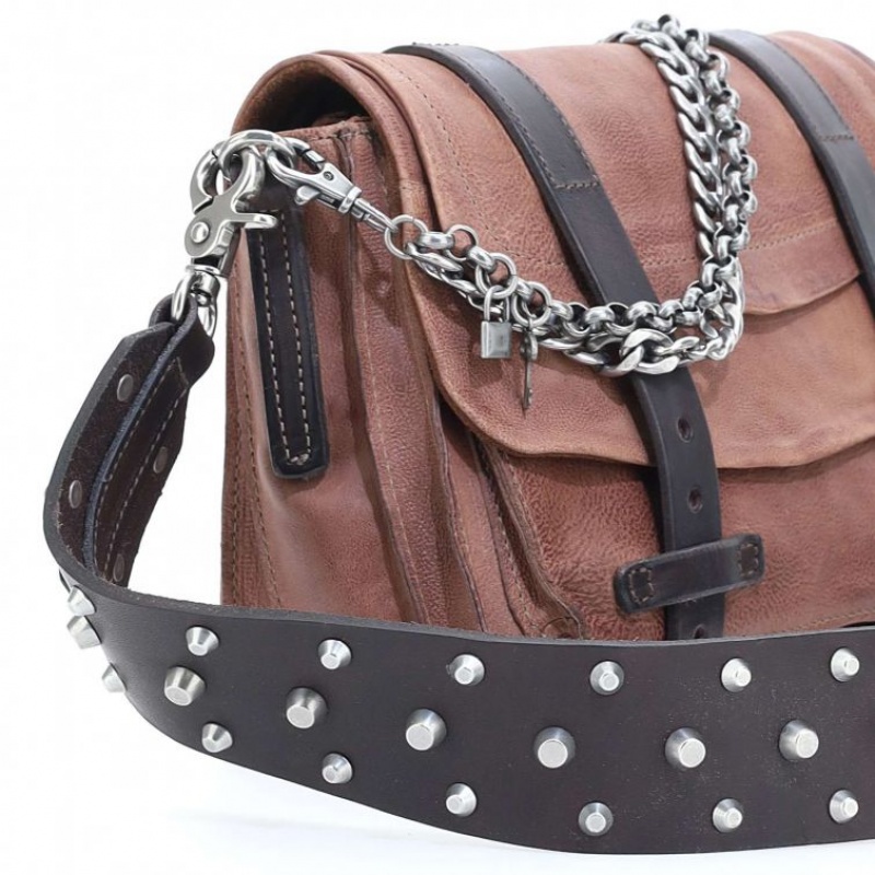 Chocolate A.S.98 Konnor Unisex Shoulder Bags | CA-MSOQA-0524