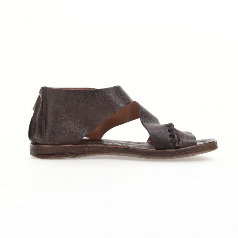 Chocolate A.S.98 Romey Women's Sandals | CA-ZDBOJ-7134