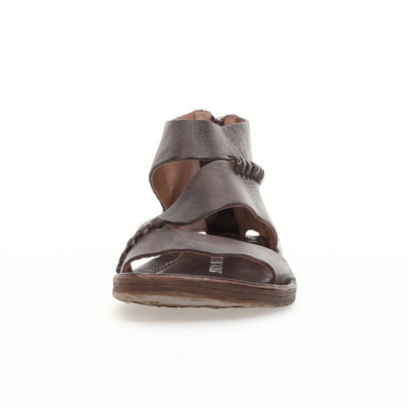 Chocolate A.S.98 Romey Women's Sandals | CA-ZDBOJ-7134