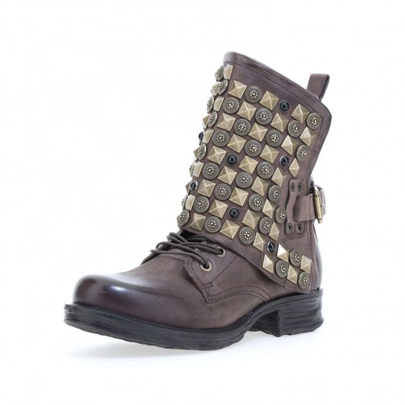 Chocolate A.S.98 Saintec 259213 Women's Ankle boots | CA-FGNIK-0274