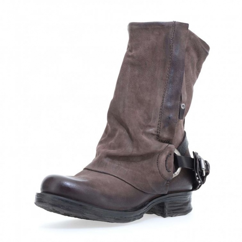 Chocolate A.S.98 Saintec 259214 Women's Ankle boots | CA-PVIOD-7019