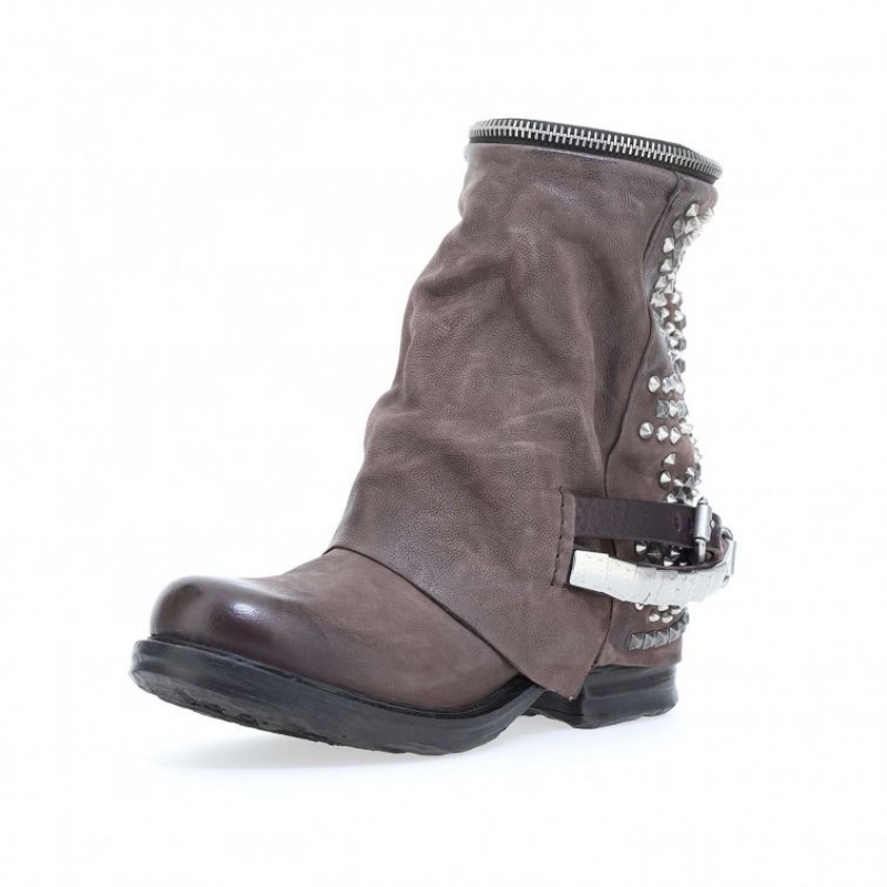 Chocolate A.S.98 Saintec 259216 Women's Ankle boots | CA-FJGUH-3260