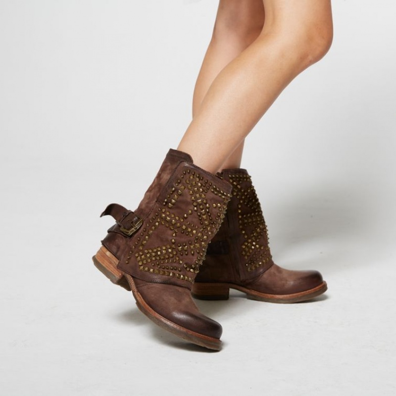 Chocolate A.S.98 Shana Women's Ankle boots | CA-PILZH-4725