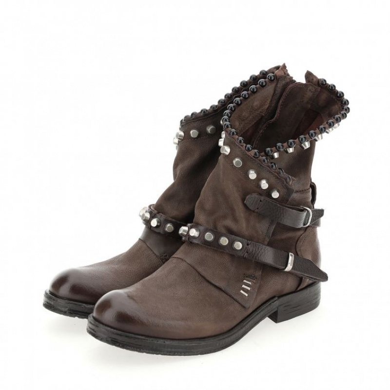 Chocolate A.S.98 Verti 207239 Women's Ankle boots | CA-GIAVJ-2073