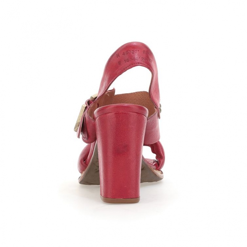 Dark Red A.S.98 Brittany Women's Sandals | CA-FEBOL-7041