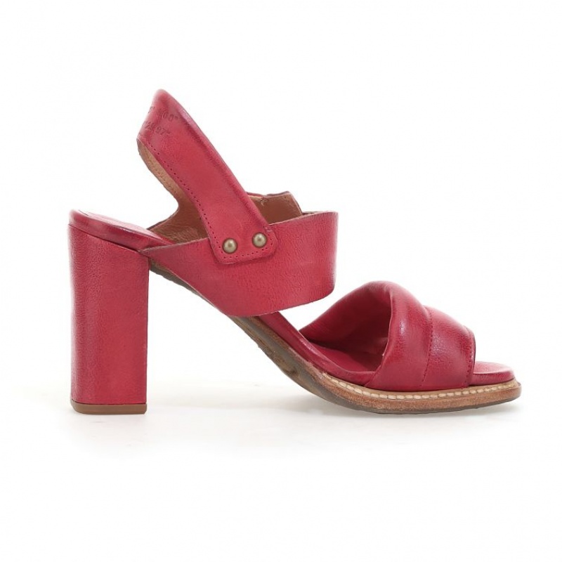 Dark Red A.S.98 Brittany Women's Sandals | CA-FEBOL-7041