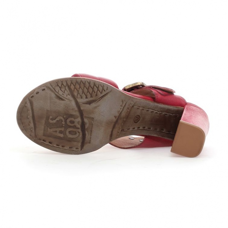 Dark Red A.S.98 Brittany Women's Sandals | CA-FEBOL-7041