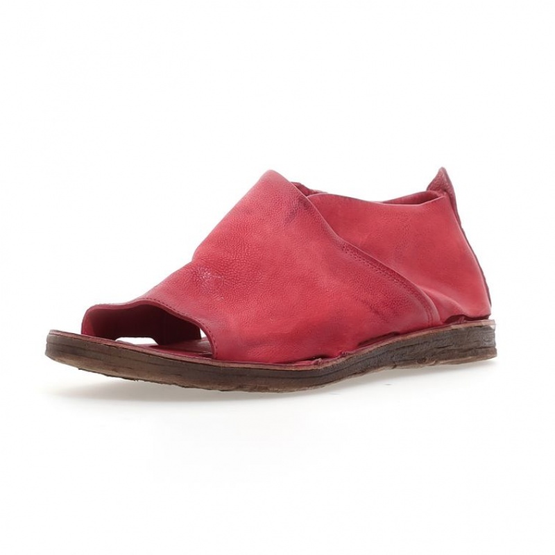 Dark Red A.S.98 Romi Women's Sandals | CA-RWOUX-8659