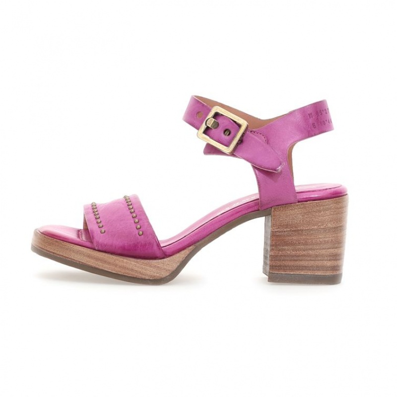 Fuchsia A.S.98 Abnor Women's Sandals | CA-OMRAP-1753