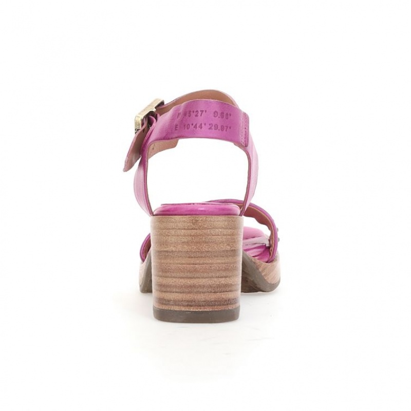 Fuchsia A.S.98 Abnor Women's Sandals | CA-OMRAP-1753