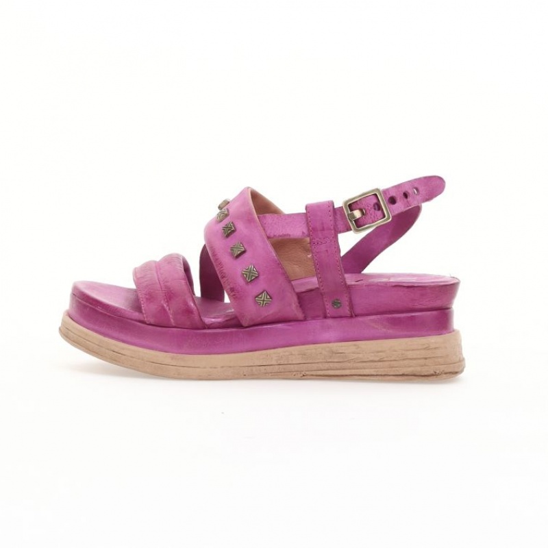 Fuchsia A.S.98 Lalla Women's Sandals | CA-UIFHT-1563