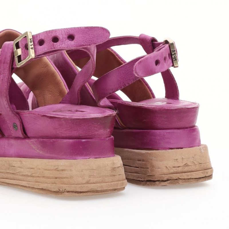 Fuchsia A.S.98 Lalla Women's Sandals | CA-UIFHT-1563