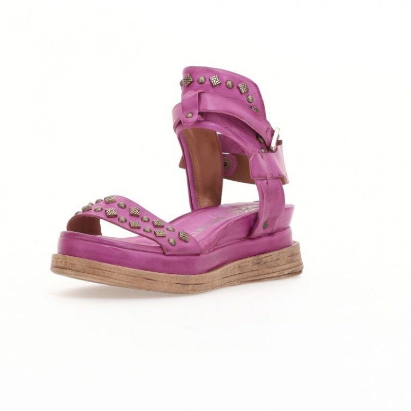 Fuchsia A.S.98 Leta Women's Sandals | CA-WNTRV-7435