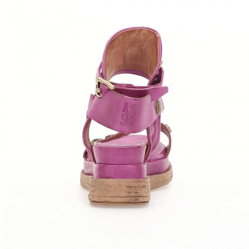 Fuchsia A.S.98 Leta Women's Sandals | CA-WNTRV-7435