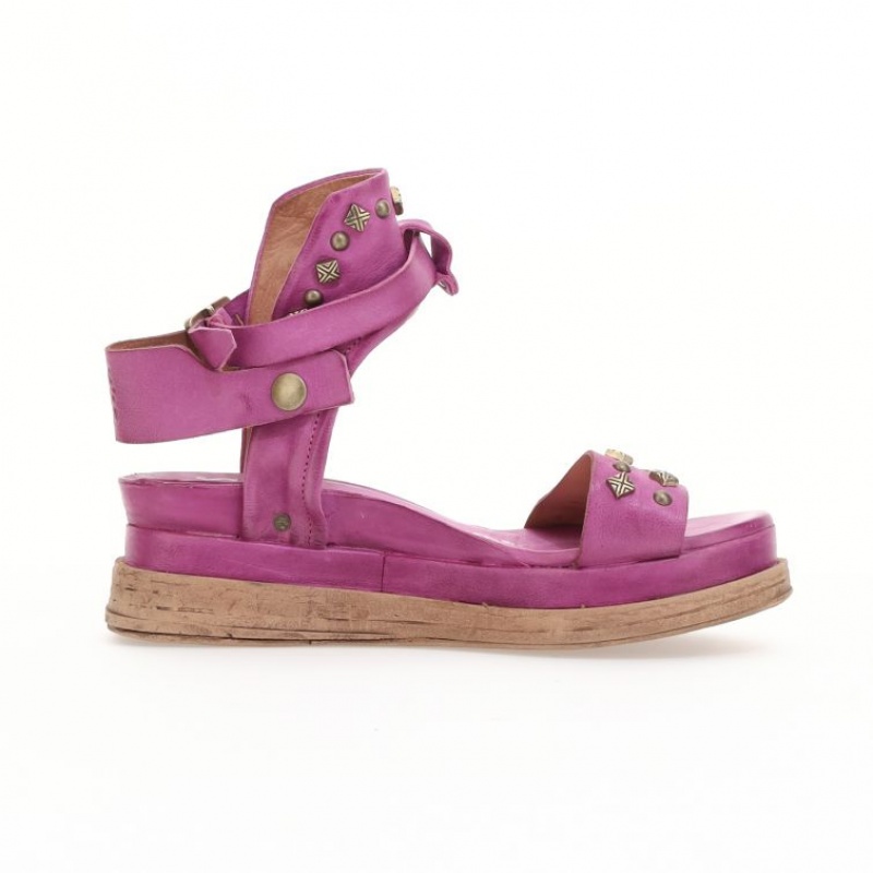 Fuchsia A.S.98 Leta Women's Sandals | CA-WNTRV-7435