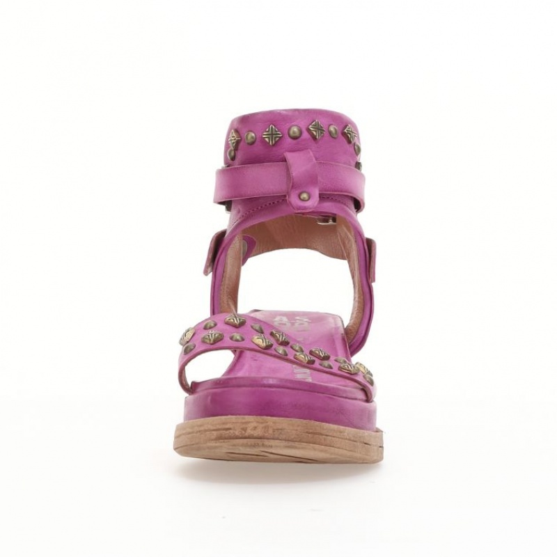 Fuchsia A.S.98 Leta Women's Sandals | CA-WNTRV-7435