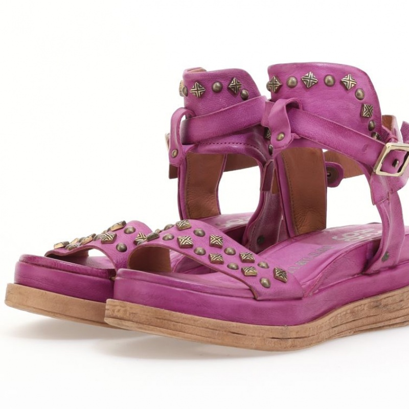 Fuchsia A.S.98 Leta Women's Sandals | CA-WNTRV-7435