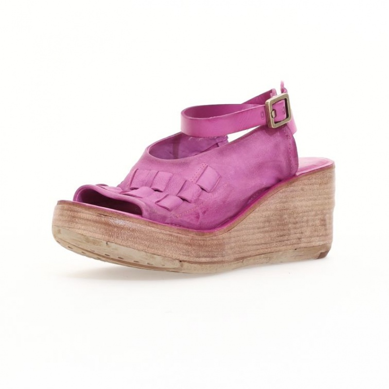 Fuchsia A.S.98 Nan Women's Sandals | CA-WIJDH-4175