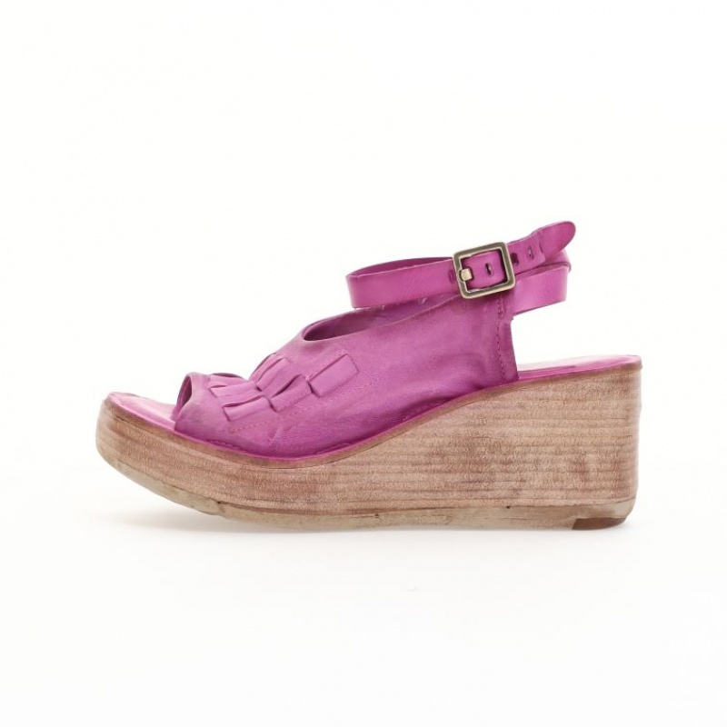 Fuchsia A.S.98 Nan Women's Sandals | CA-WIJDH-4175