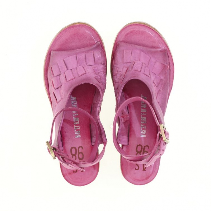 Fuchsia A.S.98 Nan Women's Sandals | CA-WIJDH-4175