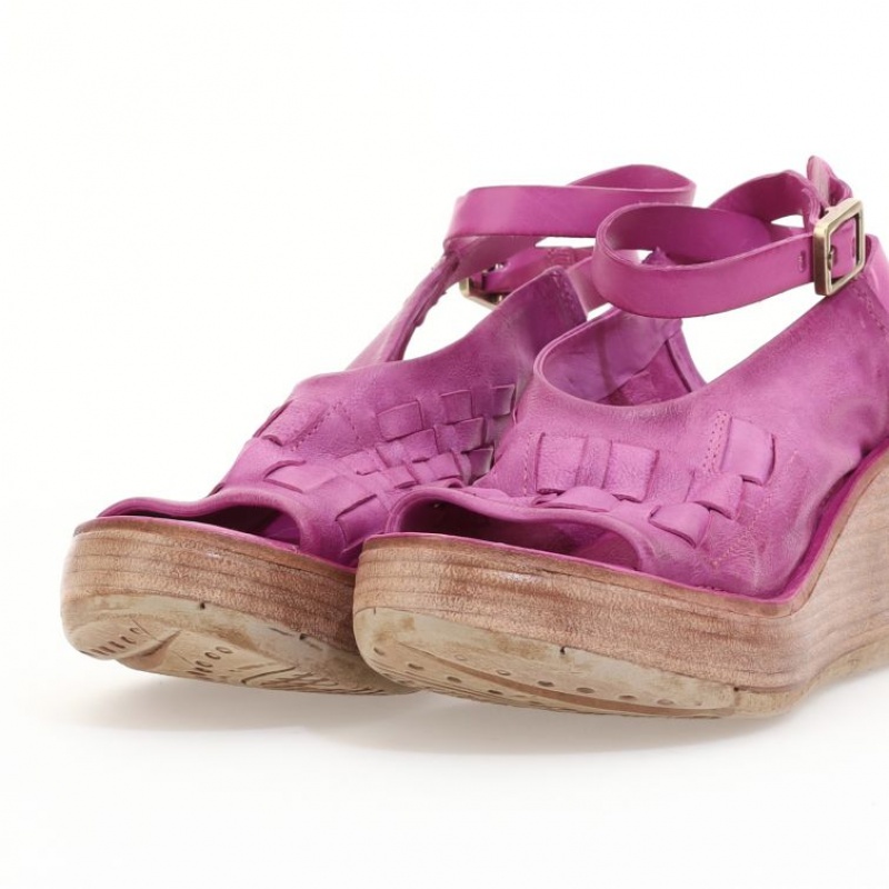 Fuchsia A.S.98 Nan Women's Sandals | CA-WIJDH-4175