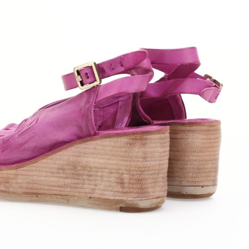 Fuchsia A.S.98 Nan Women's Sandals | CA-WIJDH-4175