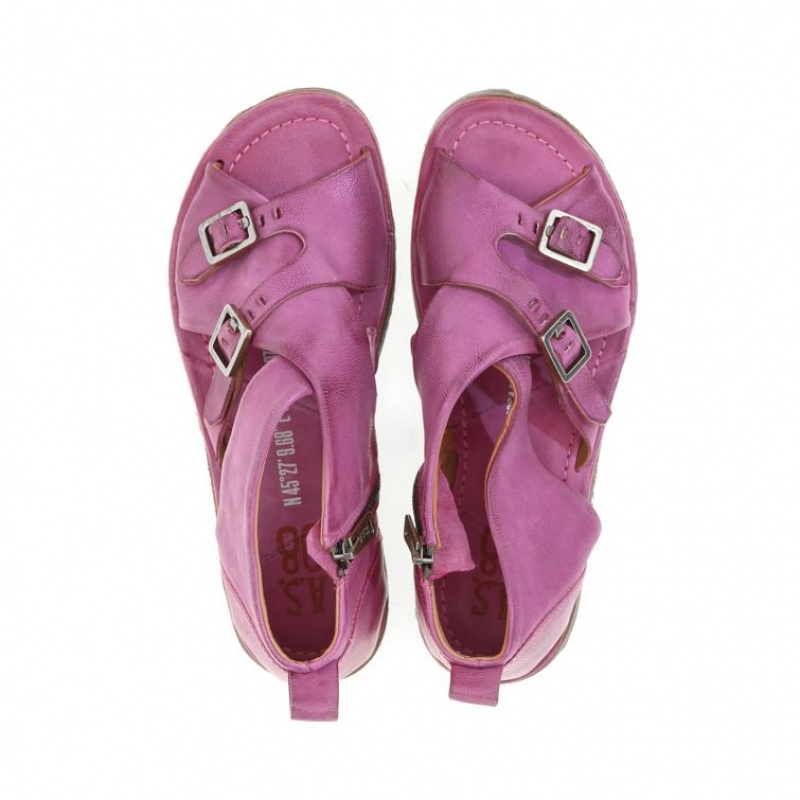 Fuchsia A.S.98 Ruth Women's Sandals | CA-PKCNL-6894