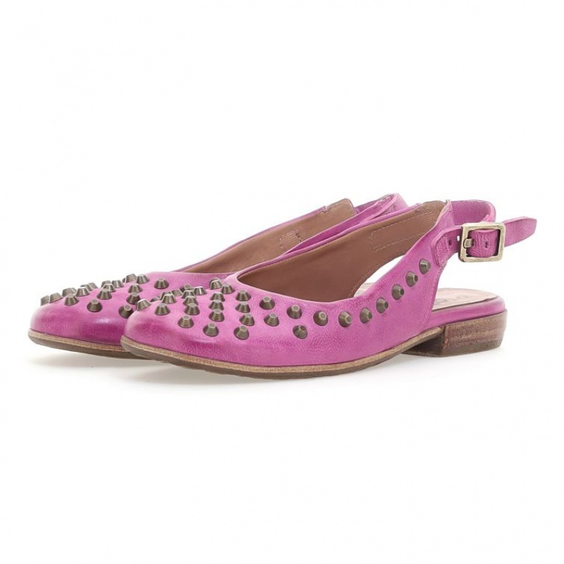 Fuchsia A.S.98 Zola Women\'s flat shoes | CA-PAUKI-0185