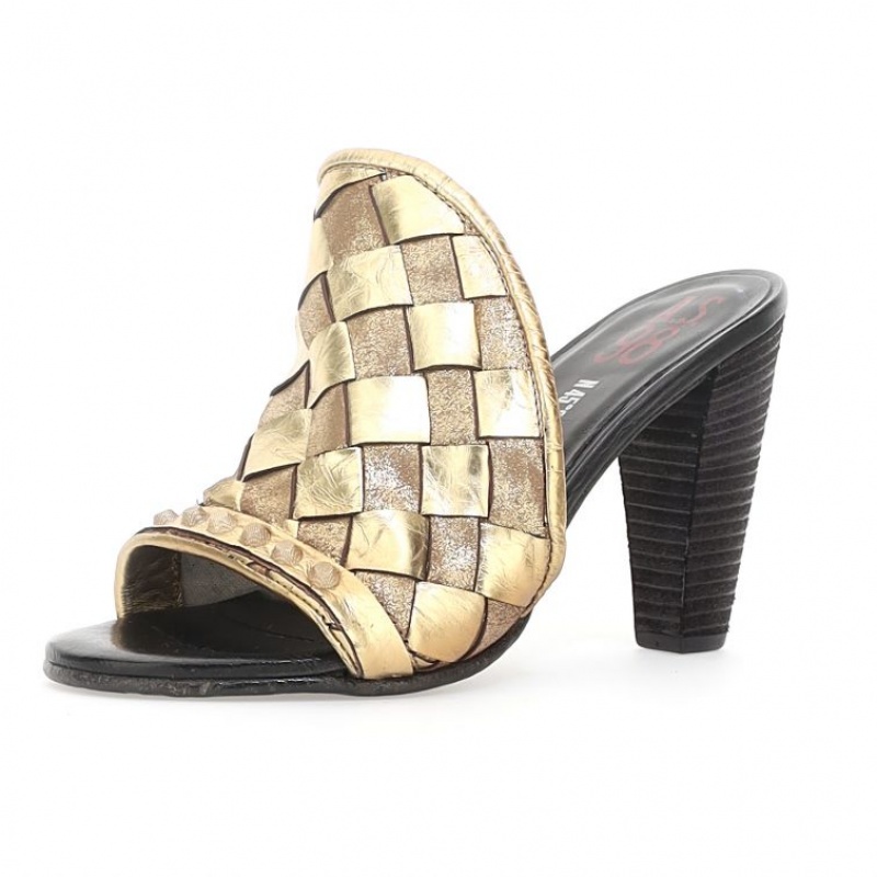 Gold A.S.98 Bailee Women's Sandals | CA-HLDGE-8503