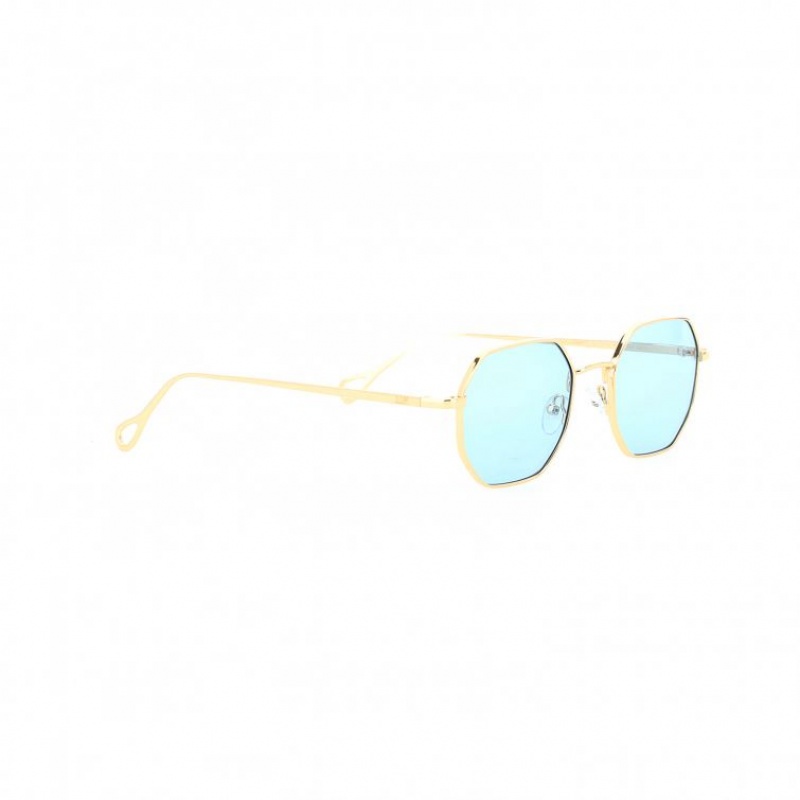 Gold A.S.98 Billie Men's Sunglasses | CA-TVOGY-7054