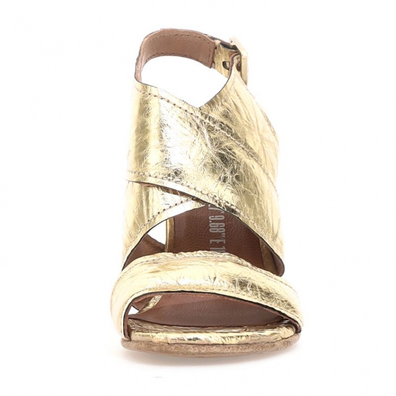 Gold A.S.98 Chastity Women's Sandals | CA-YUHVN-8409