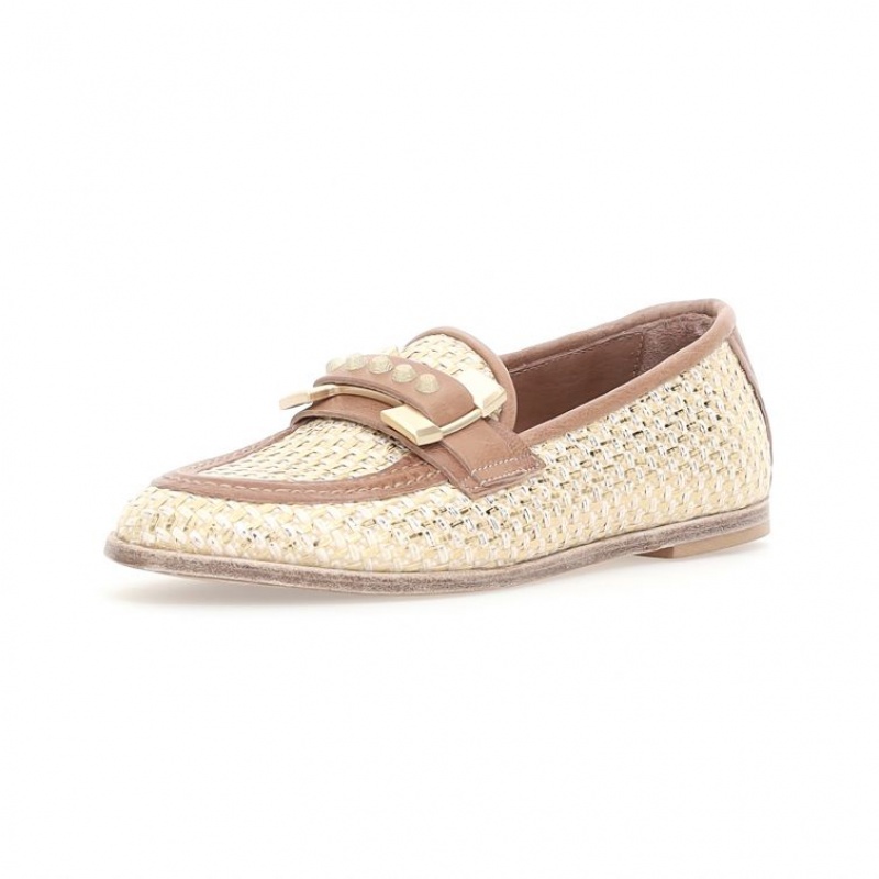 Gold A.S.98 Janele Women's flat shoes | CA-TQLNA-5619