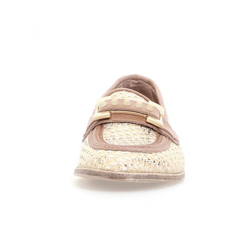 Gold A.S.98 Janele Women's flat shoes | CA-TQLNA-5619