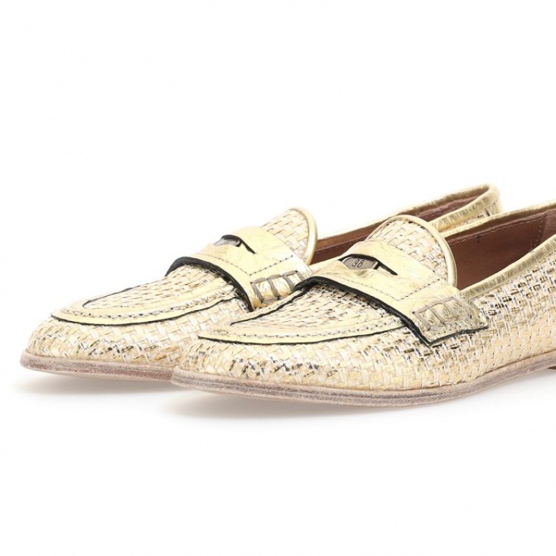 Gold A.S.98 Janene Women's flat shoes | CA-EWVJN-6187