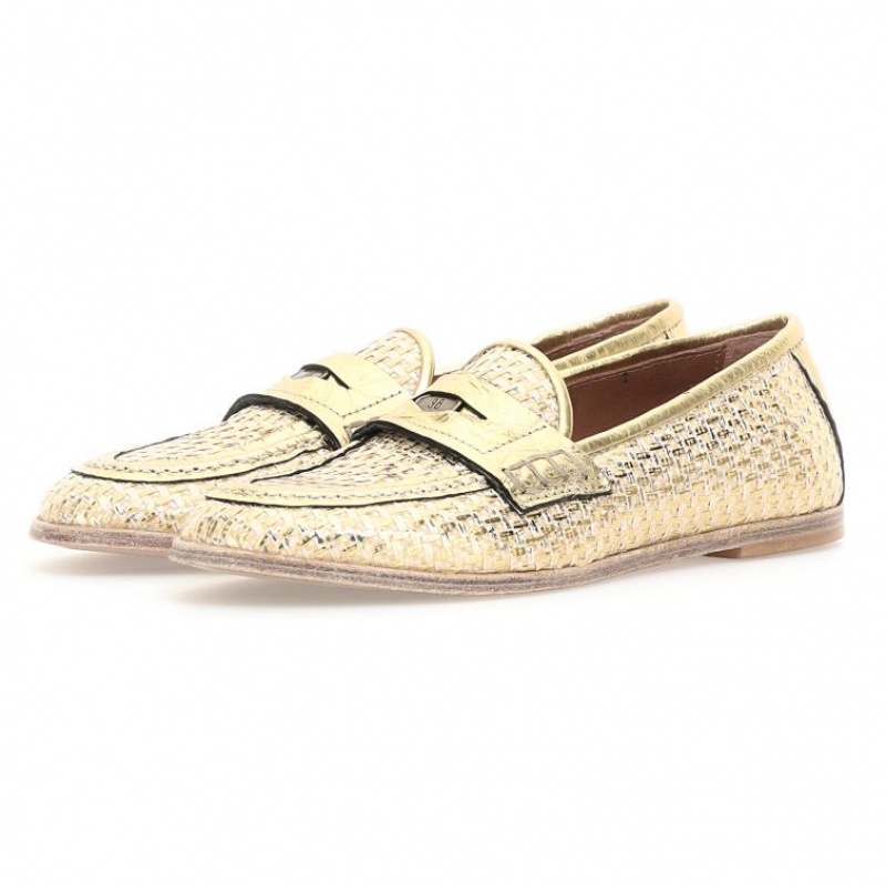 Gold A.S.98 Janene Women\'s flat shoes | CA-EWVJN-6187