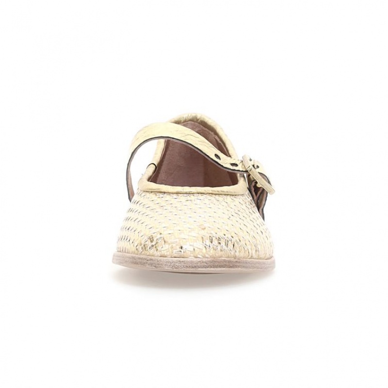 Gold A.S.98 Janet Women's flat shoes | CA-GNTIE-6239