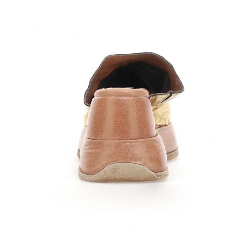 Gold A.S.98 Rae Women's Mules | CA-NEKYC-2013