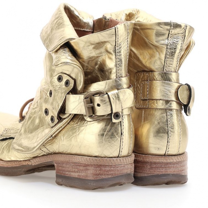 Gold A.S.98 Shanice Women's Ankle boots | CA-NYAEC-5672