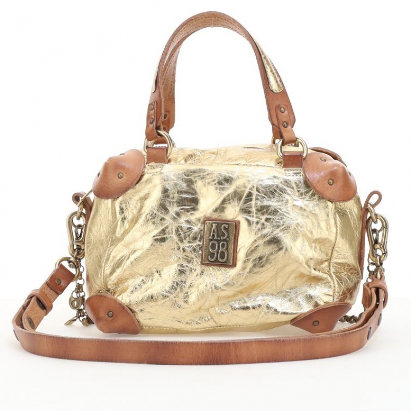 Gold A.S.98 Siena Women's Bags | CA-JGMBU-5364