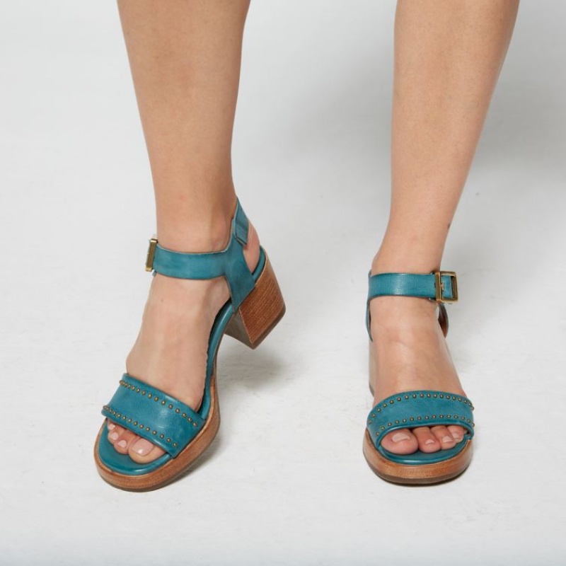 Green A.S.98 Abnor Women's Sandals | CA-XSBWL-4216