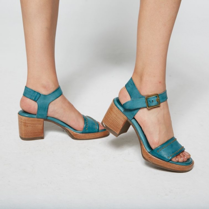 Green A.S.98 Abnor Women's Sandals | CA-XSBWL-4216