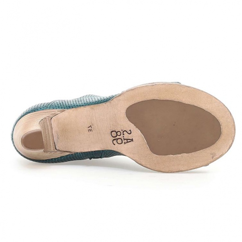 Green A.S.98 Blanch Women's Sandals | CA-GMYEF-8206