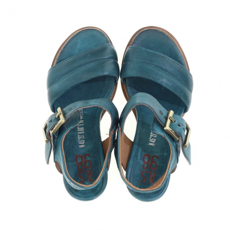 Green A.S.98 Brittany Women's Sandals | CA-CXRMV-1382