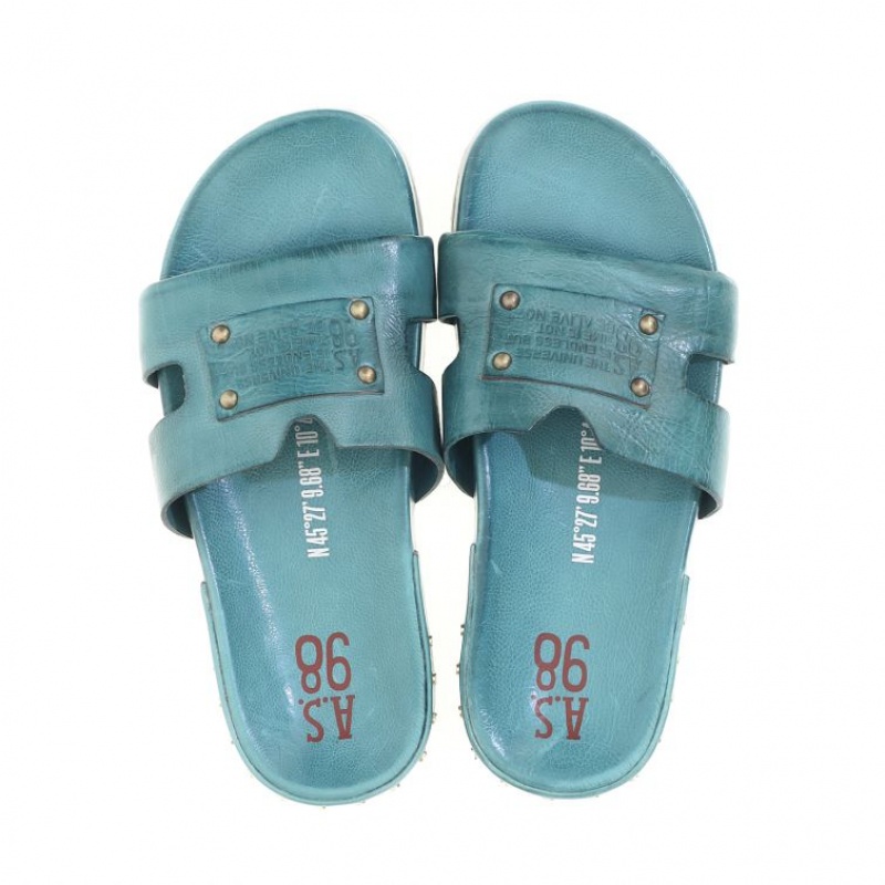 Green A.S.98 Erin Women's Sandals | CA-XFDER-8625