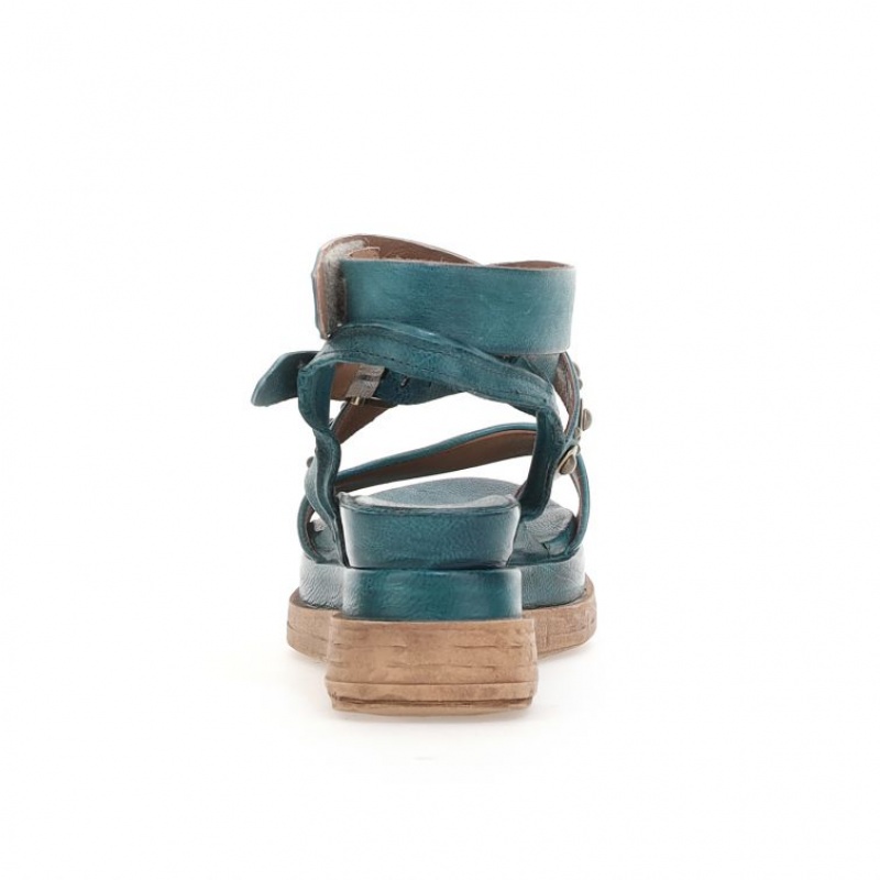 Green A.S.98 Ladonna Women's Sandals | CA-MZQSA-9406