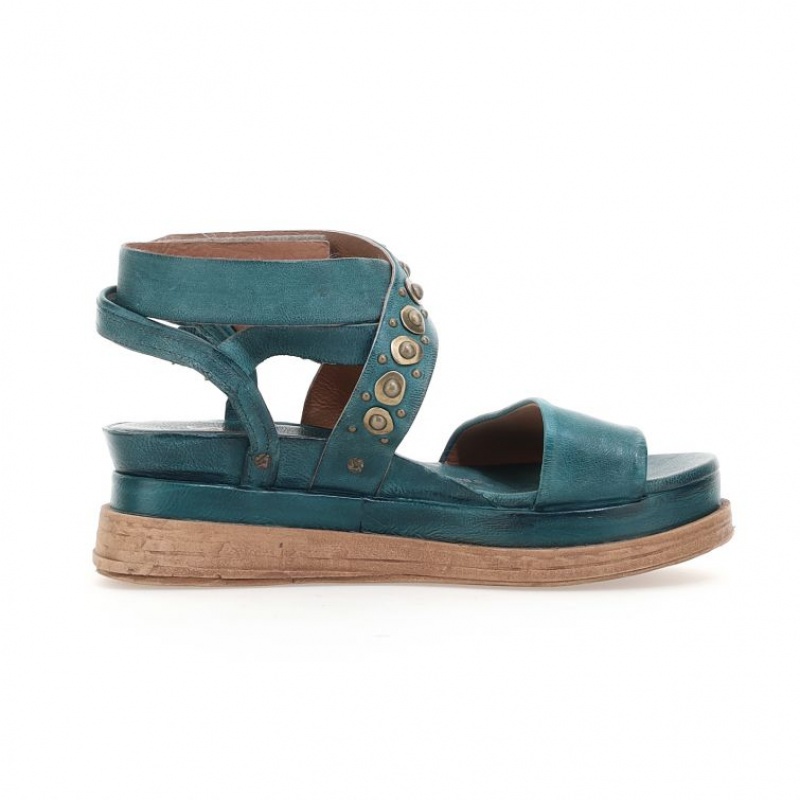 Green A.S.98 Ladonna Women's Sandals | CA-MZQSA-9406